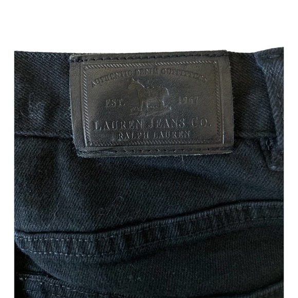 Lauren Ralph Lauren Sz 4 High Waisted Straight Leg Embroidered Lace Beaded Jeans - Picture 5 of 7